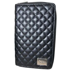 IT Brushes for ULTA Makeup Brush Case Women OS Black Excellent Quilted Zip